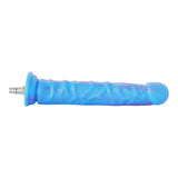 FREDORCH Realistic Monster Silicone Dildo for Sex Machine Vac-U-Lock with Quick Air Connector Device User (Blue, 24.7cm/9..72inc