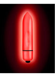 (D) Neon Nights Glow-In-The-Da Red Quasar 7 Speed Bullet