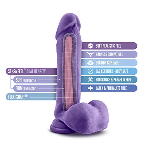 Au Naturel Bold Hero 8 In Dildo Purple
