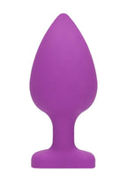 Ouch Flexible Diamond Heart Plug Pur XL