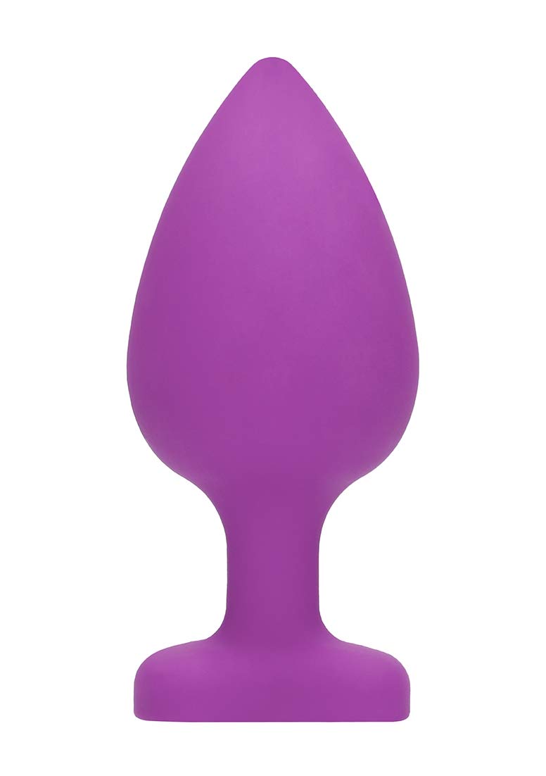 Ouch Flexible Diamond Heart Plug Pur XL