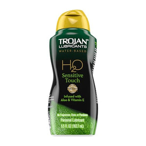 Trojan Lubricant H2O Sensitive Touch Water-Based Lubricant, Personal Lubricant, 5.5 Fl Oz