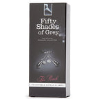 Fifty Shades Of Grey The Pinch Nipple Clamps - Adjustable Weight Metal Nipple Clamps For Sex Pleasure - Silicone Coated Clip - Includes Satin Bag - Silver