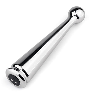 G-Spot Massage Dildo, Metal Pleasure Wand Anal Stimulation, 9 Vibration Modes, Anal Butt Plug - G-Spot Stimulation Pleasure Wand