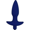 Golden Triangle Corked 02 Silicone Anal Plug Waterproof  Blue  Small