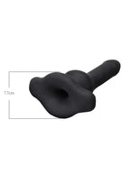 Perfect Fit Hump Gear Penetration Butt Plug, Black
