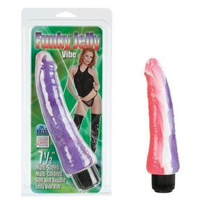Funky Jelly Vibe 7.5 Inches - Pink/Purple
