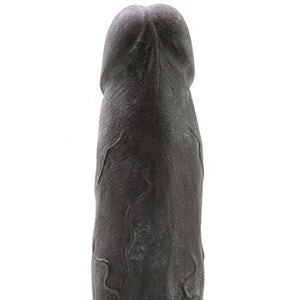 Realcocks Dual Layered #7 Realistic Dildo - Dark Brown