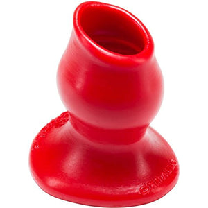 Oxballs Pighole-2, Hollow Plug Med Red