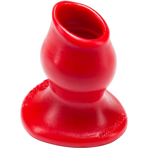 Oxballs Pighole-2, Hollow Plug Med Red