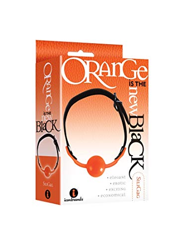 Icon Brands - The 9S Orange Is The New Black Siligag Silicone Bdsm Adjustable Ball Gag