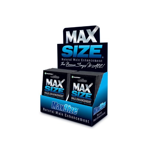 Max Size Male Enhancement Formula-2 Pill Pack Display Of 24