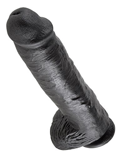 King Cock - 11In Cock W/ Balls Black
