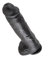 King Cock - 11In Cock W/ Balls Black