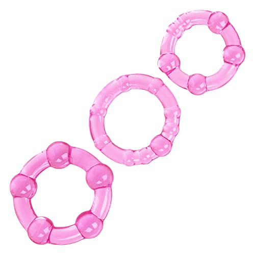California Exotics Silicone Island Rings, Pink