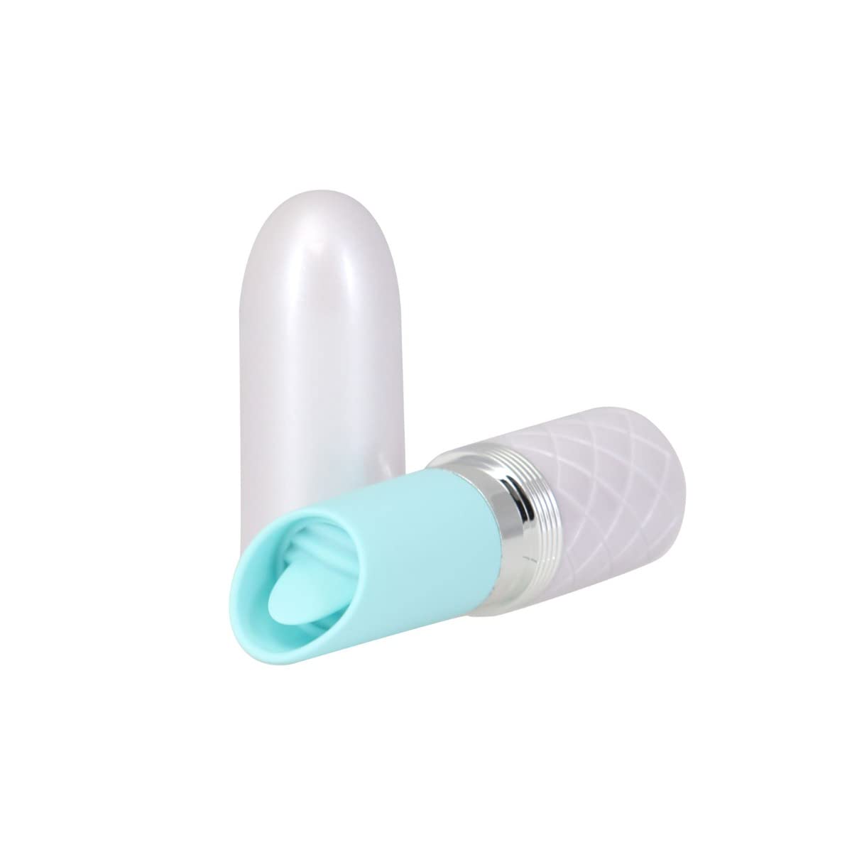 Pillow Talk Lusty Flickering Massager W/ Crystal Teal
