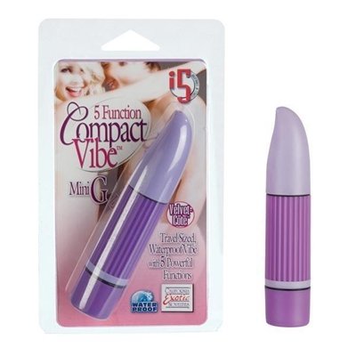 California Exotic Novelties 5 Function Compact Vibe Mini G, Purple
