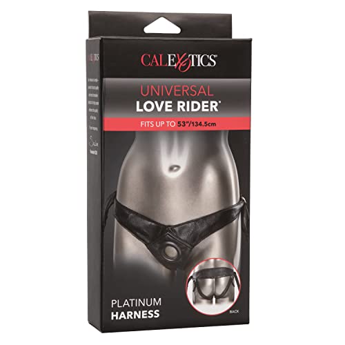 California Exotic Novelties Universal Love Rider Platinum Harness, Black