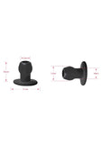 Perfectfit Brand Tunnel Plug, Hollow Butt Plug, Pfblend, Tpr/Silicone, Three Sizes, Use For Anal Training, Clear, Medium