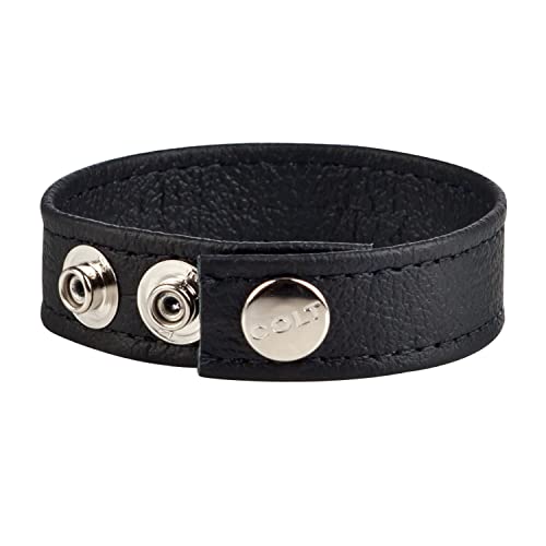 Calexotics Colt Adjustable 3-Snap Leather Strap