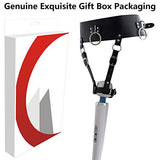 Vibrator Leather Constrained Forced Strap - Electric Leather Waistband Harness Fixed Tie Belt Harness Vibrator Holder(Wand Or Vibrator Not Included)