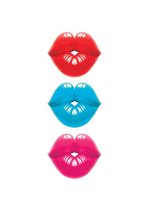 Hott Products Dick Lips Edible Gummy Cock Rings, Strawberry/Blueberry & Cherry, 3.17 Ounce