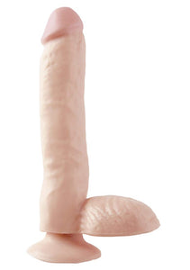 Basix 9In. Dong W/Suction Cup Flesh