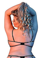 Ms Sexy Time Bra Garter & Gset Blk 1Sq