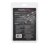 California Exotic Novelties Nipple Play Superior Clamps, Silver