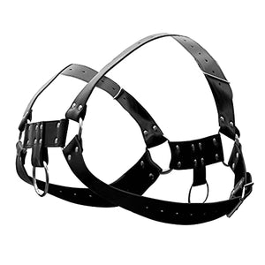 Aries Leather Harness Black O/S