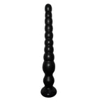 Long Anal Beads Sex Toys with 10 Anal Balls Ultra Soft Anal Chain Anal Plug with Strong Suction Cup Flexible Butt Plug Anal Bead