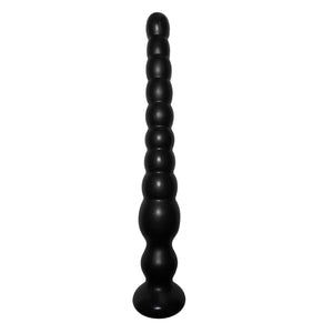 Long Anal Beads Sex Toys with 10 Anal Balls Ultra Soft Anal Chain Anal Plug with Strong Suction Cup Flexible Butt Plug Anal Bead