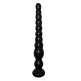 Long Anal Beads Sex Toys with 10 Anal Balls Ultra Soft Anal Chain Anal Plug with Strong Suction Cup Flexible Butt Plug Anal Bead