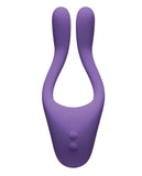 Doc Johnson Tryst V2 - Multi-Erogenous Zone Bendable Silicone Vibrator & C-Ring With Remote - 3 Powerful, Quiet 10-Function Moto