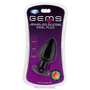 Cloud 9 Novelties Cloud 9 Novelties Gems Silicone Anal Plug, Large