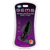 Cloud 9 Novelties Cloud 9 Novelties Gems Silicone Anal Plug, Large