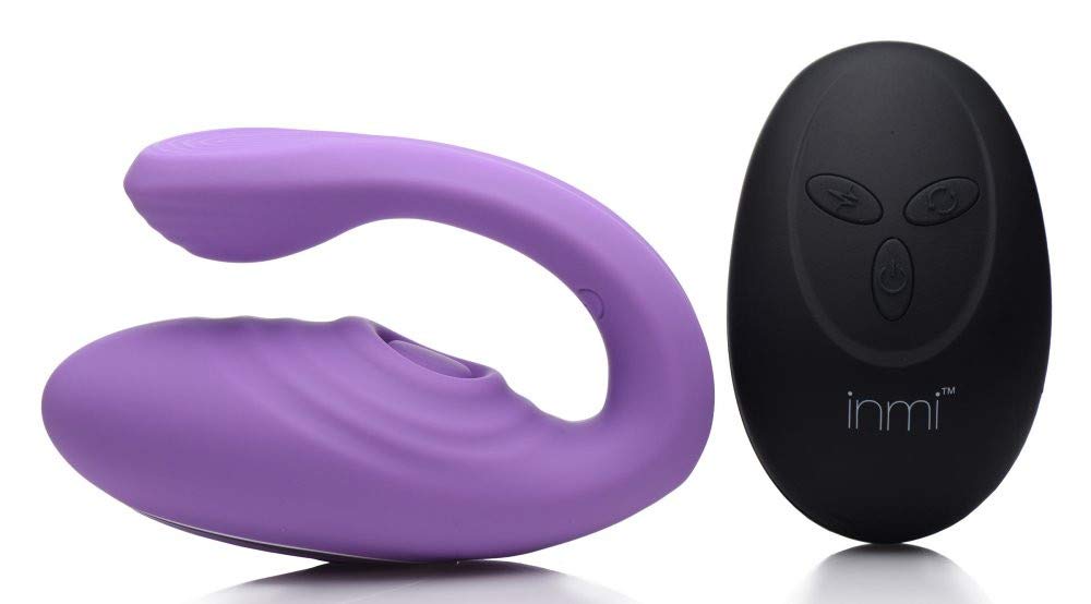 Inmi 7X Pulse Pro Pulsating And Clit Stimulating Vibrator With Remote Control