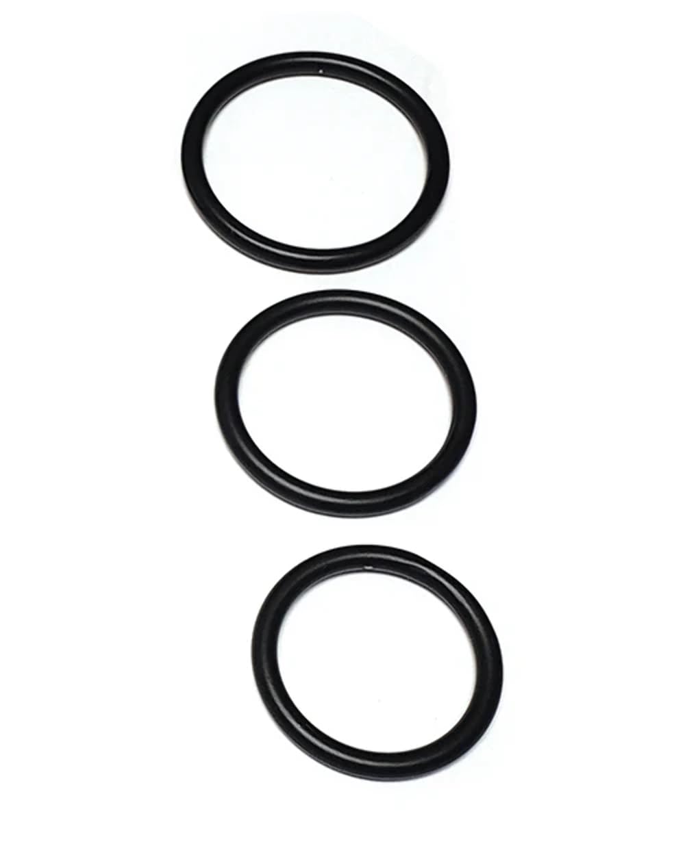 Black Stainless Steel C-Ring Set - 1.5 1.75'' 2'' ''