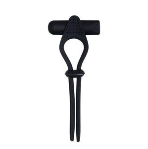 Zero Tolerance Black Tie Affair Cock Ring - Silicone - Rechargeable - 10 Speed Vibrating Couples Toy
