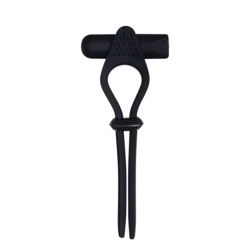 Zero Tolerance Black Tie Affair Cock Ring - Silicone - Rechargeable - 10 Speed Vibrating Couples Toy