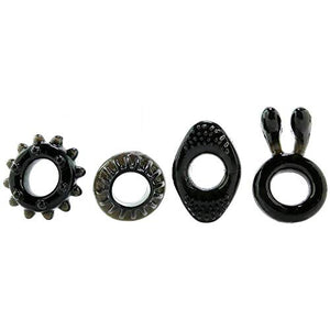 Zt Ring My Bell Cock Ring Set (4/Per)
