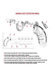 Mancage Model 02 - Chastity 3.5In Trans