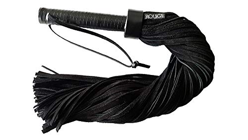 Rouge Flogger Suede W/Leather Handle Blk