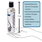 Passion Lubes Maximum Strength Anal Desensitizing Lube For Unisex, 8.25 Fl Oz