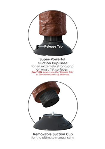 Pipedream Products King Cock 7 Inch Vibrating Cock Brown