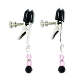 Adjustable Nipple Clamp W/Pink Beads