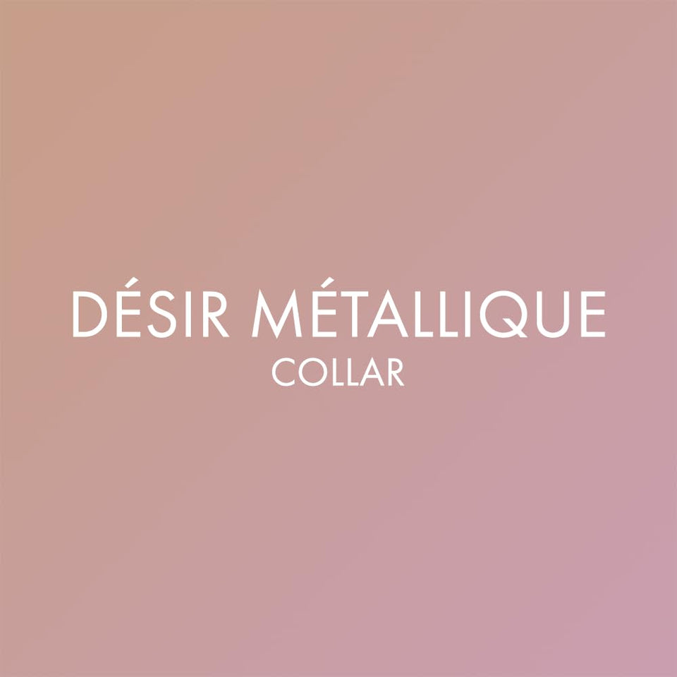 Bijoux Indiscrets Desir Metallique BDSM Collar with Golden Belly Chains for The Waist - Golden Collar Necklace for Girls - Adjus