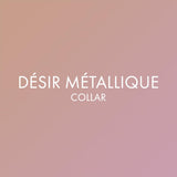 Bijoux Indiscrets Desir Metallique BDSM Collar with Golden Belly Chains for The Waist - Golden Collar Necklace for Girls - Adjus