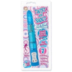 Golden Triangle Twist And Shout Waterproof Vibrator, Blue