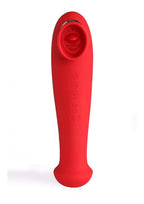 Destiny 15-Function Rechargeable Vibrating - Suction Wand - Cherry Red
